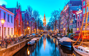 Paris, Bruxelas e Amsterdam